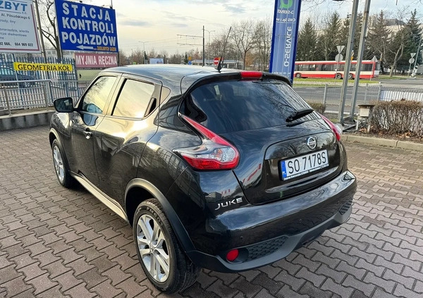 Nissan Juke cena 54000 przebieg: 73600, rok produkcji 2017 z Bełchatów małe 172